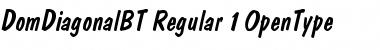 Download Dom Diagonal Font Title Preview