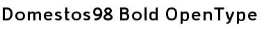 Download Domestos98 Bold Font Title Preview