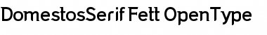 Download DomestosSerif Fett Font Title Preview