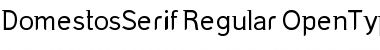Download DomestosSerif Regular Font Title Preview