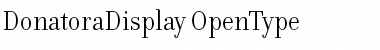 Download DonatoraDisplay Regular Font Title Preview
