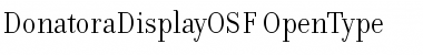 Download DonatoraDisplayOSF Regular Font Title Preview