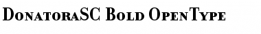 Download DonatoraSC Bold Font Title Preview