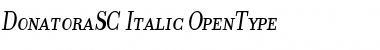 Download DonatoraSC Italic Font Title Preview