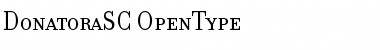Download DonatoraSC Regular Font Title Preview