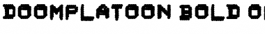 Download DoomPlatoon Bold Font Title Preview