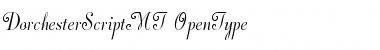 Download Dorchester Script MT Regular Font Title Preview