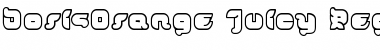 Download DorisOrange-Juicy Regular Font Title Preview