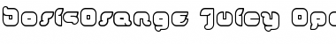 Download DorisOrange Juicy Font Title Preview