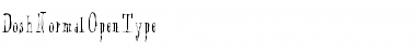 Download Dosh Normal Font Title Preview