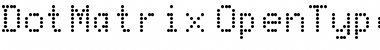 Download DotMatrix Regular Font Title Preview