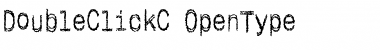 Download DoubleClickC Regular Font Title Preview