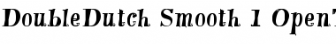 Download DoubleDutch Smooth Font Title Preview