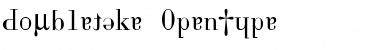 Download Doubletake Regular Font Title Preview