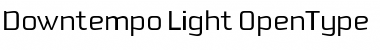 Download Downtempo Light Font