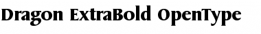 Download Dragon-ExtraBold Regular Font Title Preview