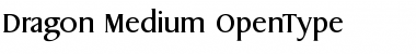 Download Dragon-Medium Regular Font Title Preview
