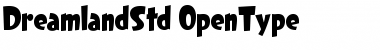 Download Dreamland Std Regular Font Title Preview