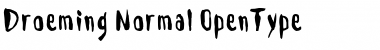 Download Droeming Regular Font Title Preview
