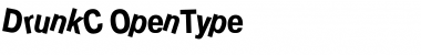 Download DrunkC Regular Font Title Preview
