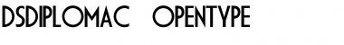 Download DS DiplomaC Regular Font Title Preview