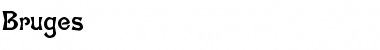 Download Bruges Regular Font Title Preview