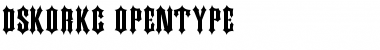 Download DS KorkC Regular Font Title Preview