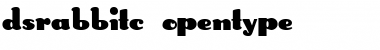 Download DS RabbitC Regular Font Title Preview