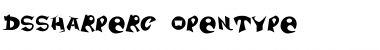 Download DS SharperC Regular Font Title Preview