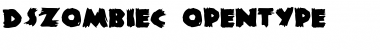 Download DS ZombieC Regular Font Title Preview