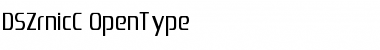 Download DS ZrnicC Regular Font Title Preview