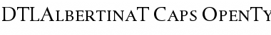 Download DTL Albertina T Caps Regular Font Title Preview