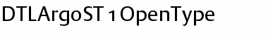 Download DTL Argo ST Regular Font Title Preview