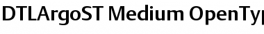 Download DTLArgoST Medium Font Title Preview