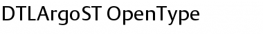 Download DTLArgoST Regular Font Title Preview