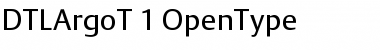 Download DTL Argo T Regular Font Title Preview