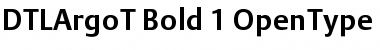 Download DTL Argo T Bold Font Title Preview