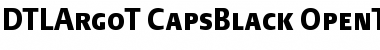 Download DTL Argo T Caps Black Font Title Preview
