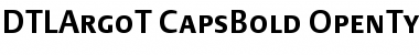 Download DTL Argo T Caps Bold Font Title Preview