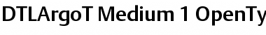 Download DTL Argo T Medium Font Title Preview