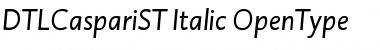 Download DTLCaspariST Italic Font Title Preview