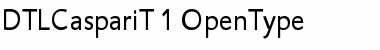 Download DTL Caspari T Regular Font Title Preview