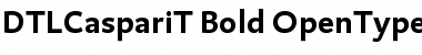 Download DTLCaspariT Bold Font Title Preview