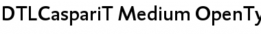Download DTLCaspariT Medium Font Title Preview