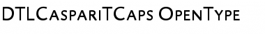 Download DTLCaspariTCaps Regular Font Title Preview