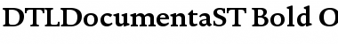 Download DTL Documenta ST Bold Font Title Preview