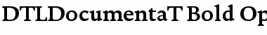 Download DTL Documenta T Bold Font Title Preview