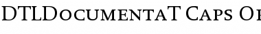 Download DTLDocumentaT Caps Font Title Preview