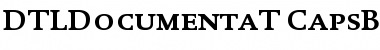 Download DTL Documenta T Caps Bold Font Title Preview
