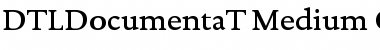 Download DTLDocumentaT Medium Font Title Preview
